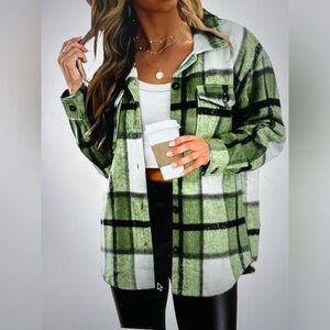 Automet XS grassy green shacket amazon